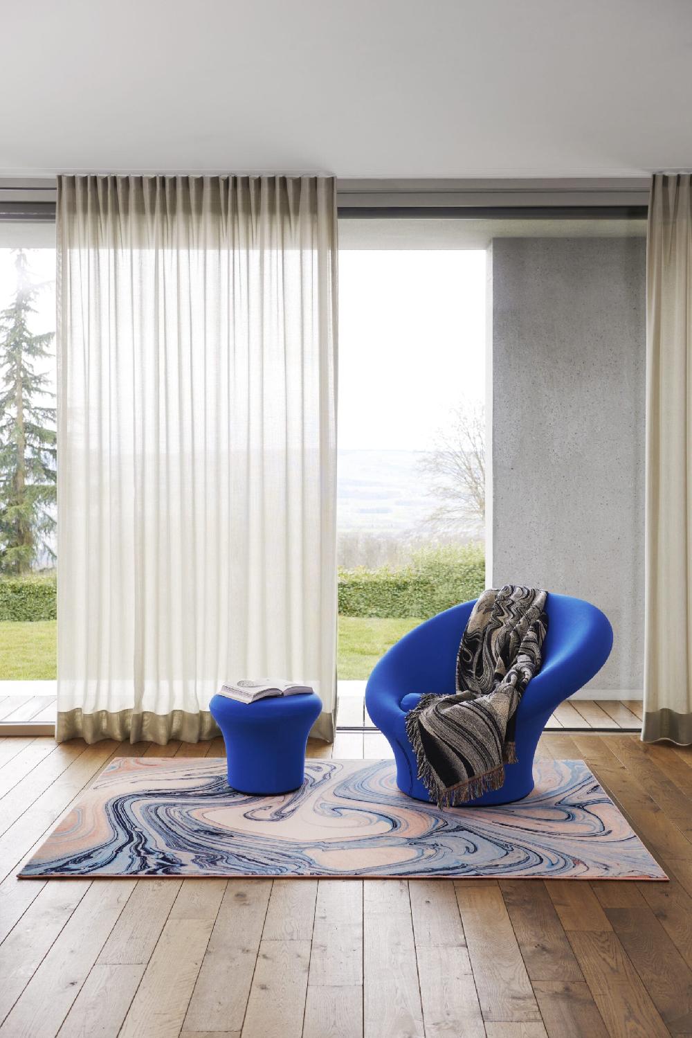 Schoenstaub Rug Marble Shirley Temple Rose