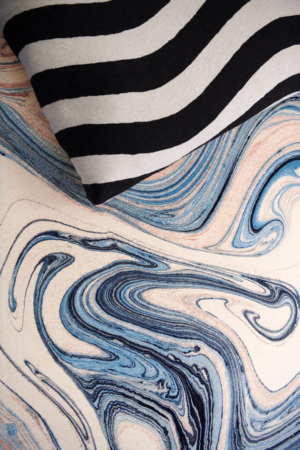 Schoenstaub Rug Marble Shirley Temple Rose