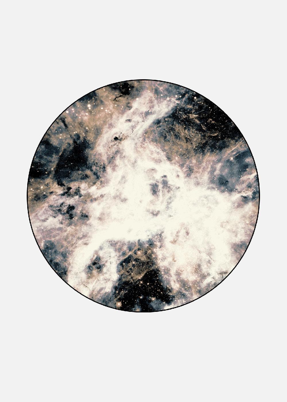 schoenstaub Rug Nebula Mob Black