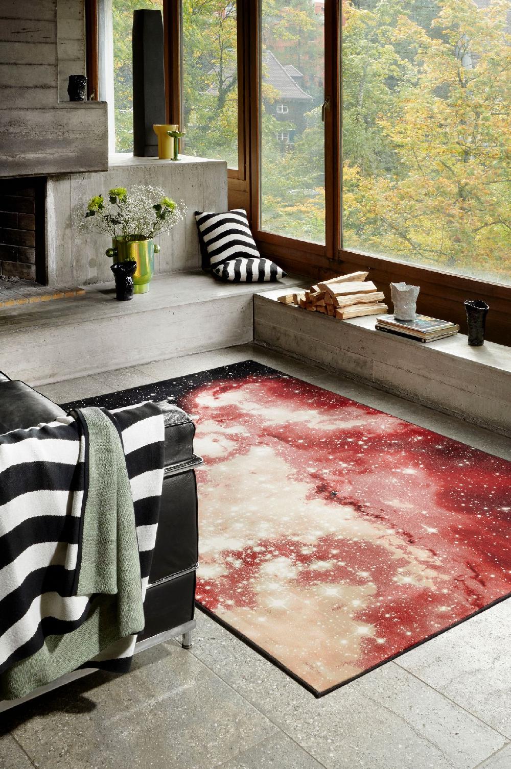 Schoenstaub Rug Nebula NGC Red