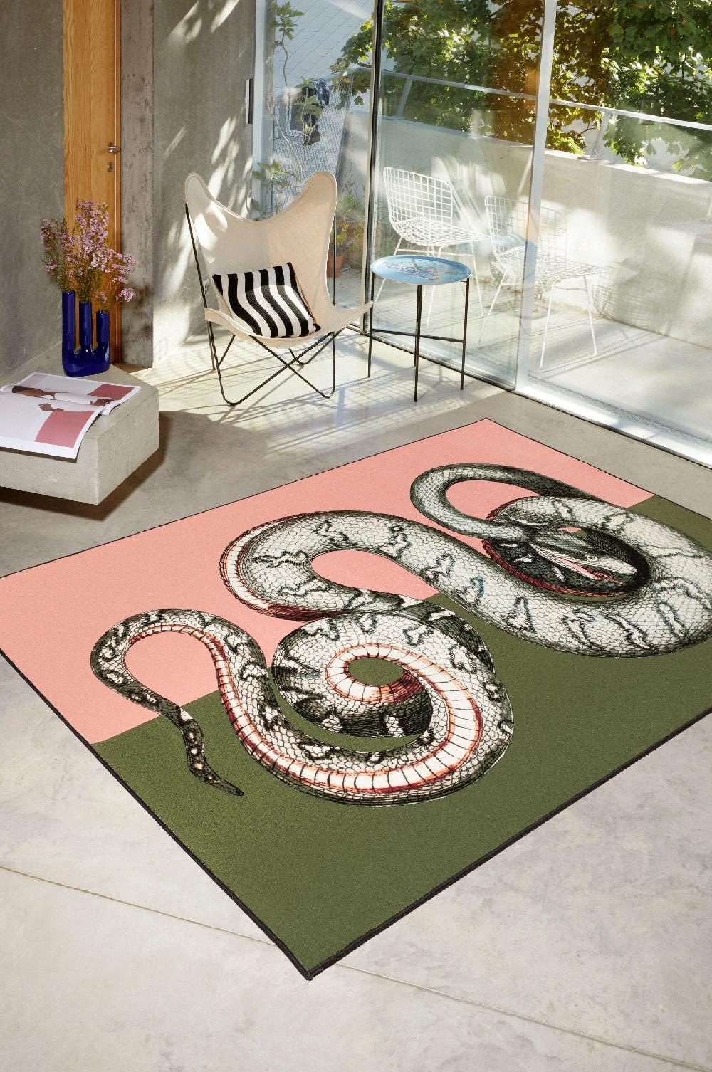 Schoenstaub Rug Serpentes 1 Green
