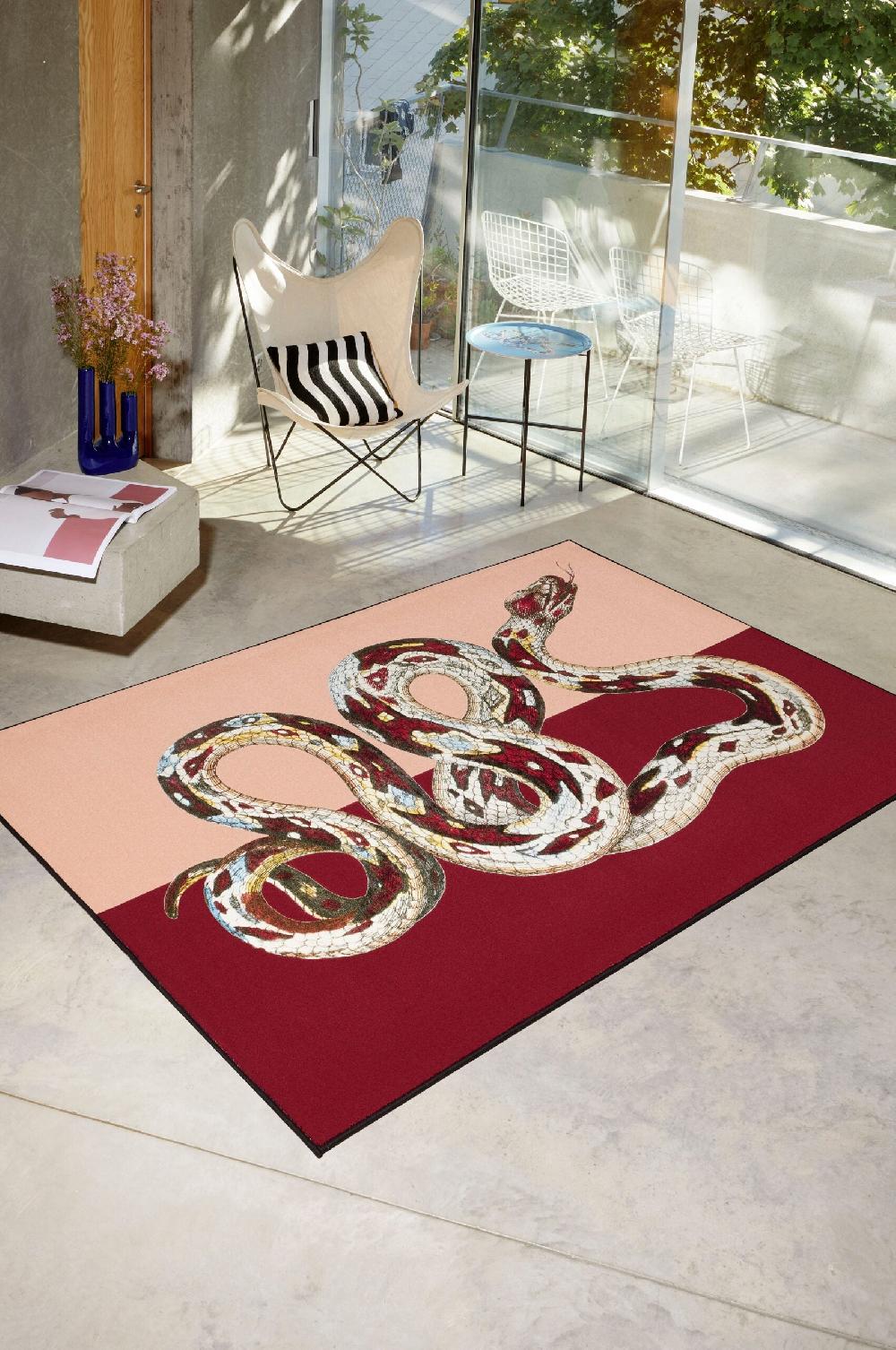 Schoenstaub Rug Serpentes 2 Red