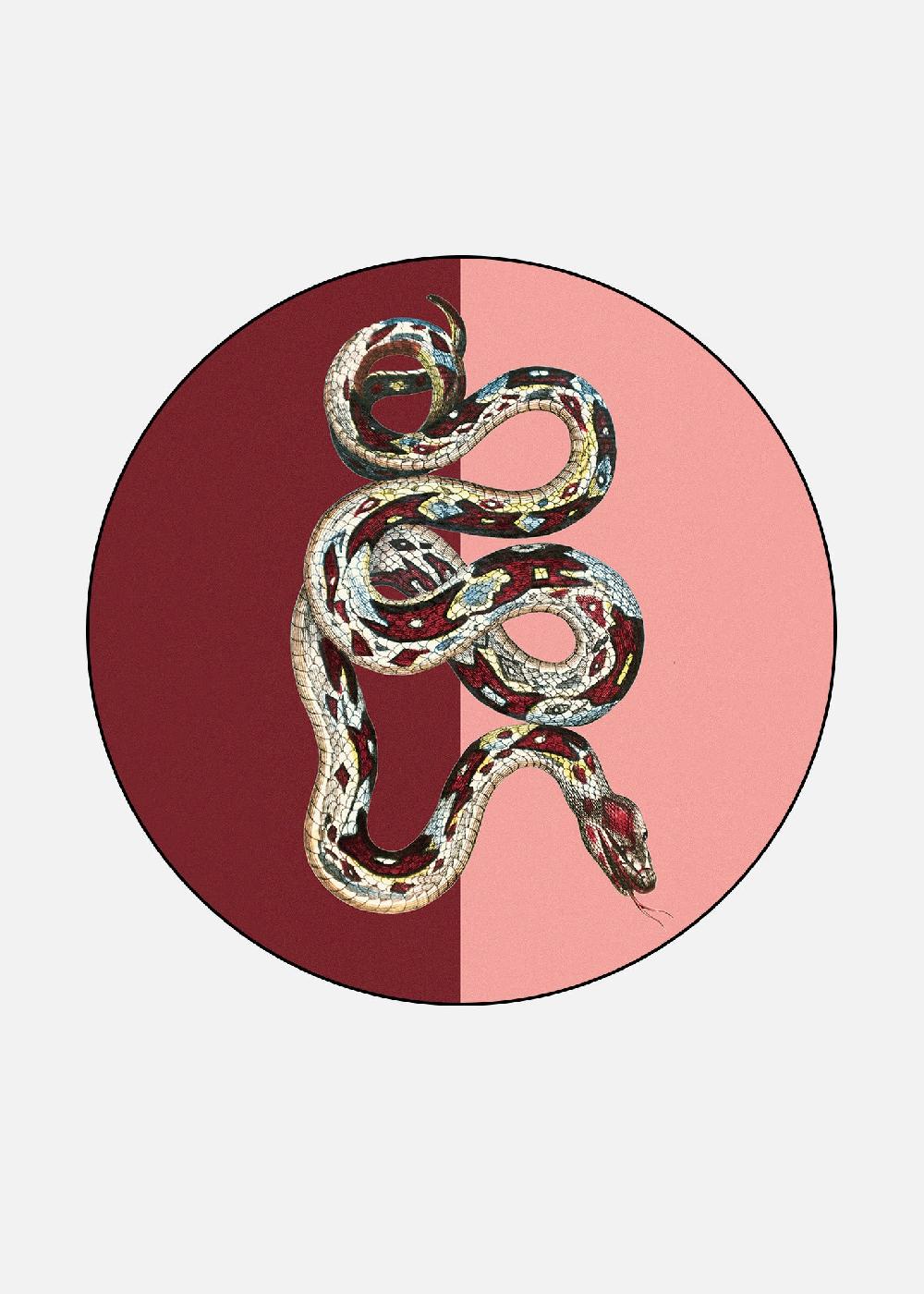 schoenstaub Rug Serpentes 2 Red