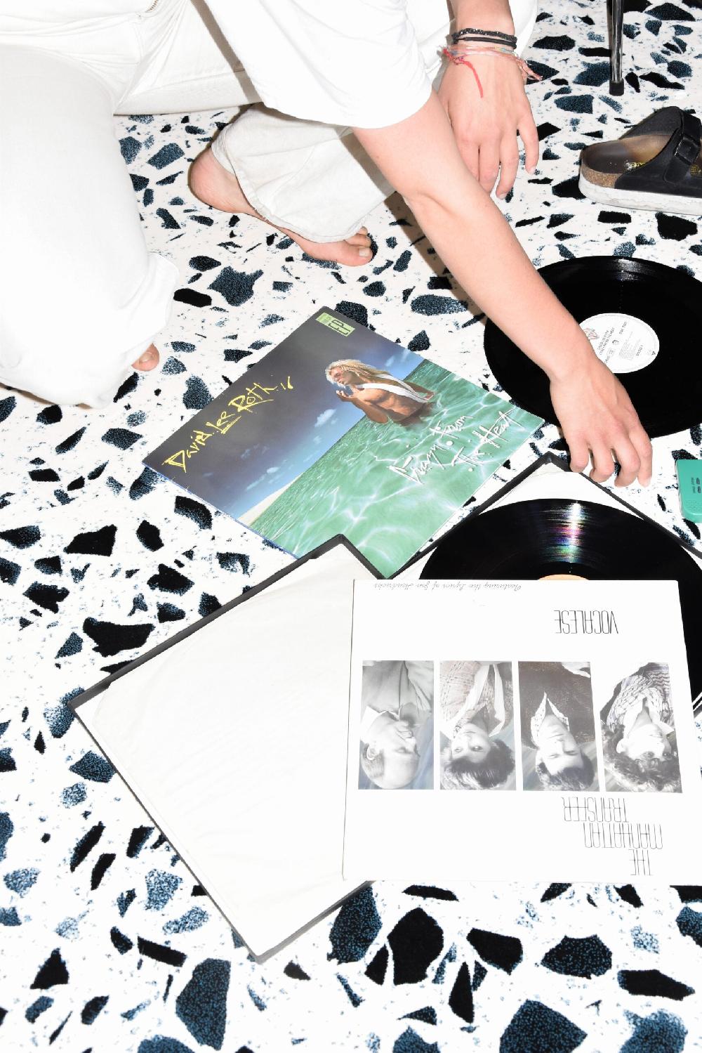 Schoenstaub Rug Terrazzo Blue Blue