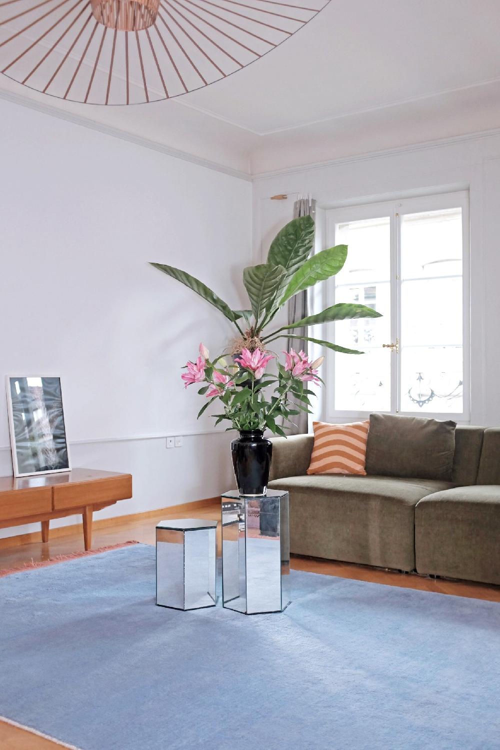 Schoenstaub Rug Uni Blue Blue