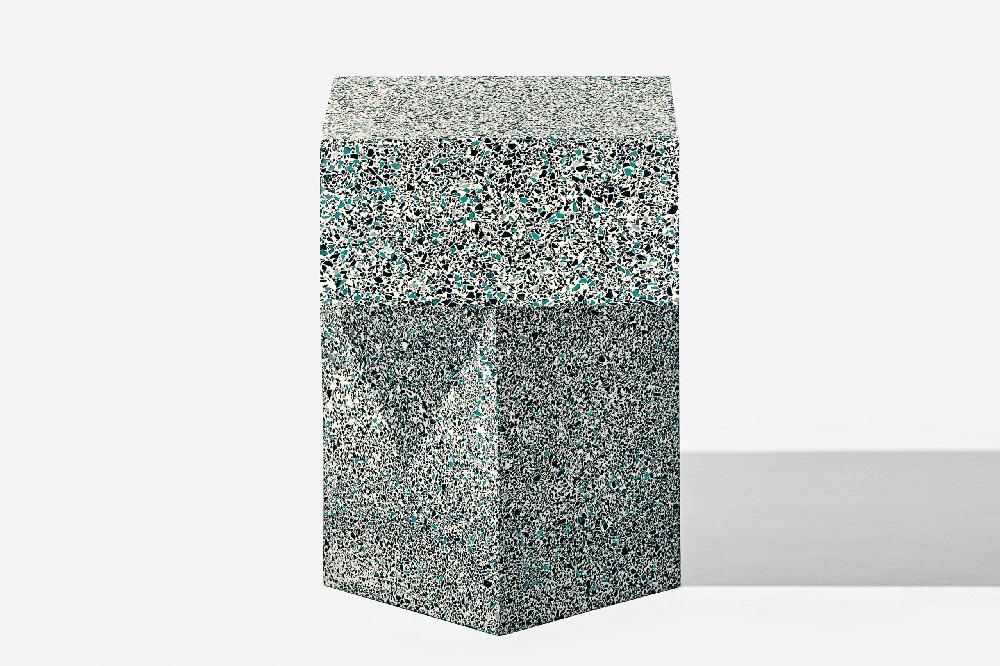Schoenstaub Terrazzo Table Blue High Blue
