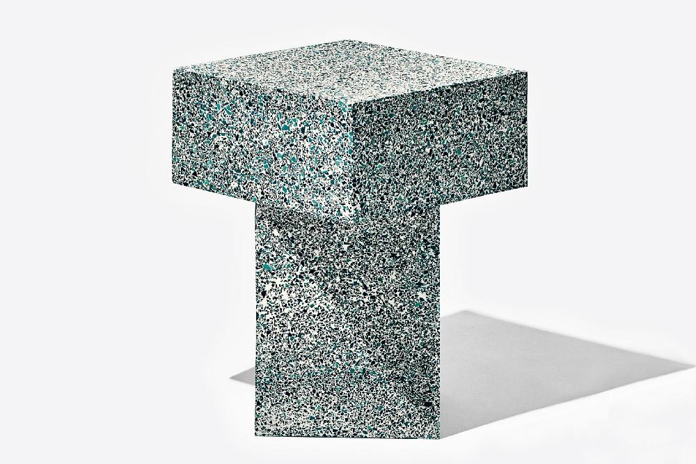 schoenstaub Terrazzo Table Blue High Blue
