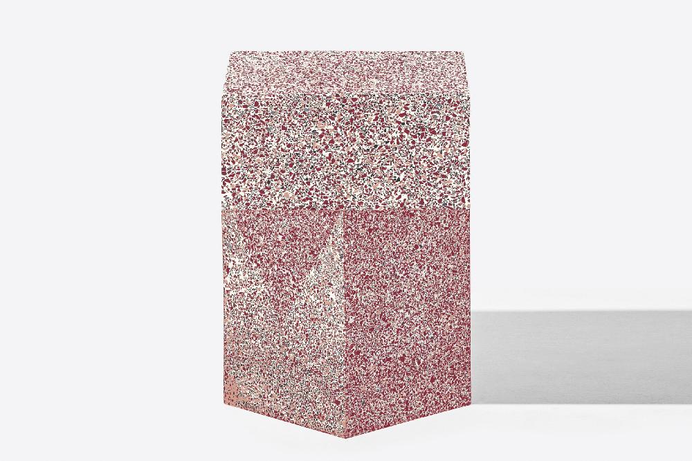 Schoenstaub Terrazzo Table Red High Red