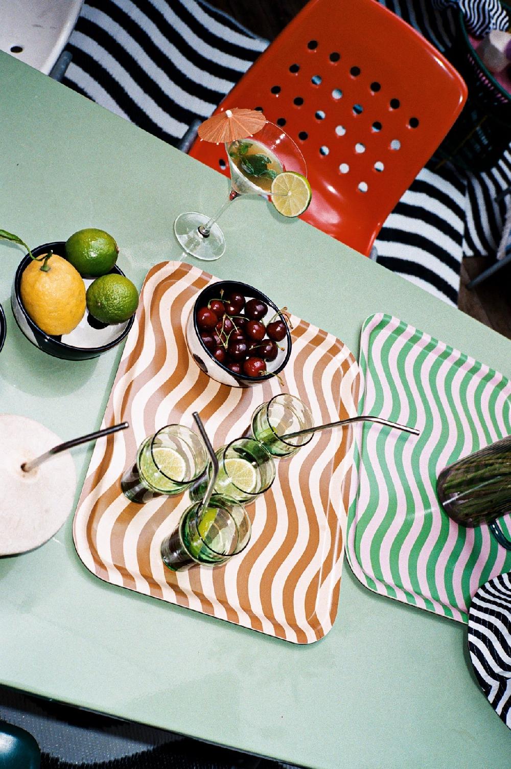 Schoenstaub Tray Casablanca Terracotta