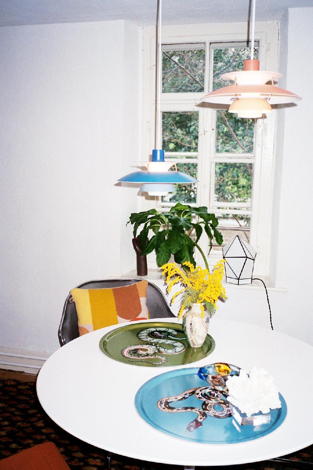 Schoenstaub Tray Serpentes 2 Blue