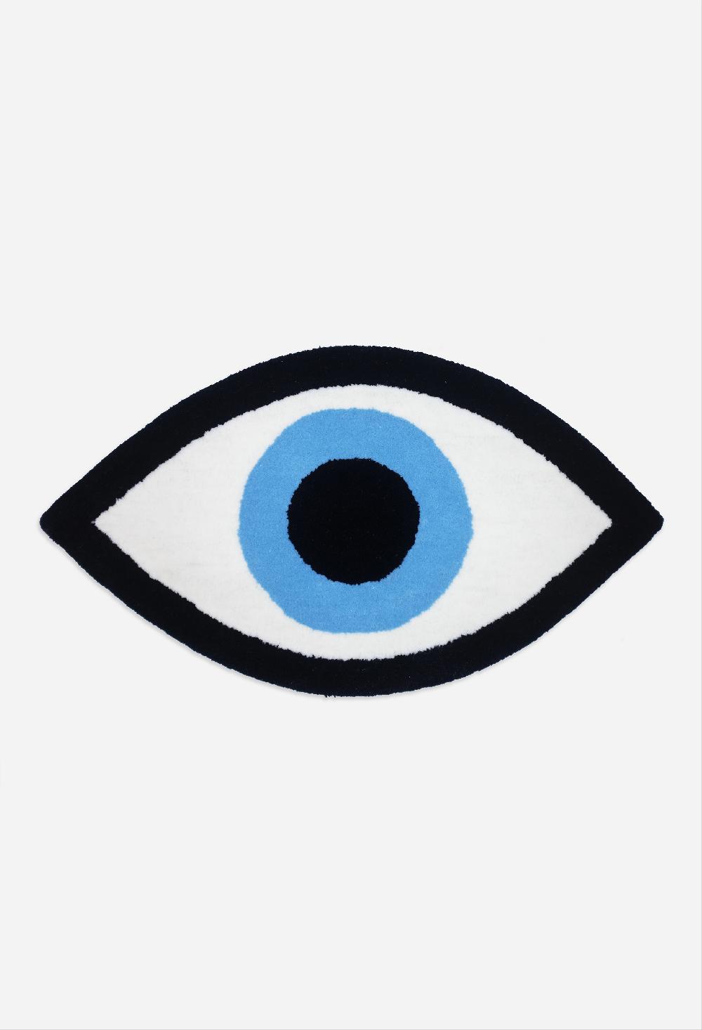 schoenstaub Tufted Rug Eye Blue