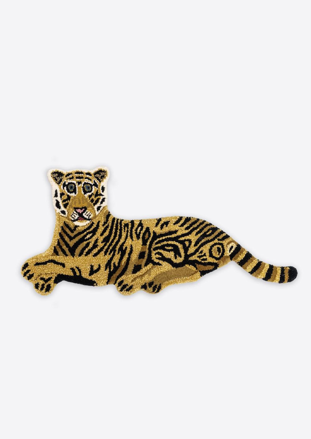 schoenstaub Tufted Rug Tiger Brown