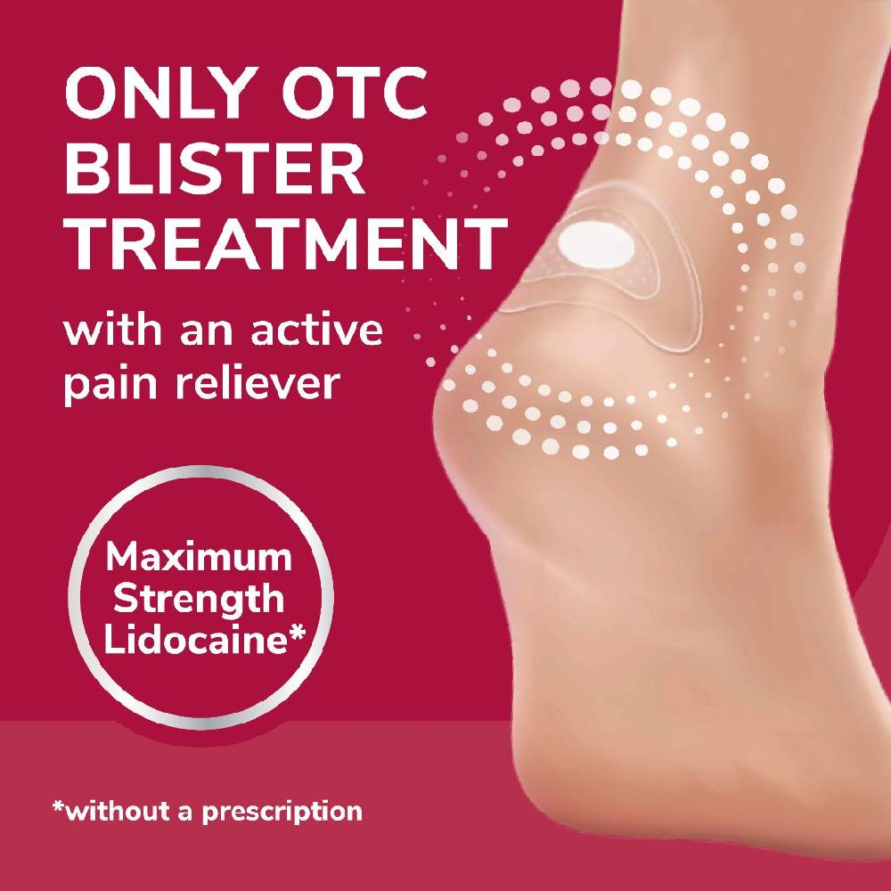 Scholl Blister Pain Relief Complete Kit With Lidocaine Cushions