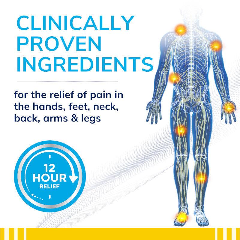 Scholl Clinical Strength 12-Hour Pain Relief Liquid Roll-On