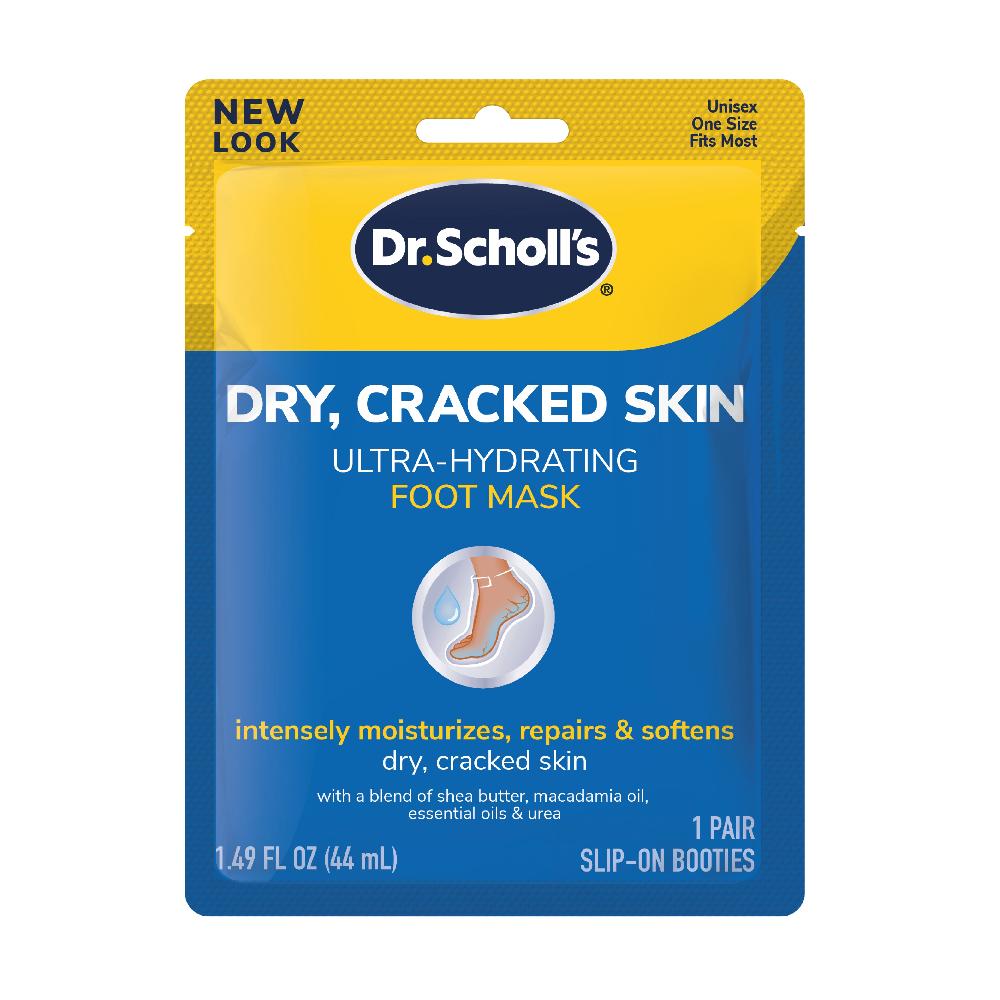 scholl Dry Cracked Skin Ultra-Hydrating Foot Mask pack