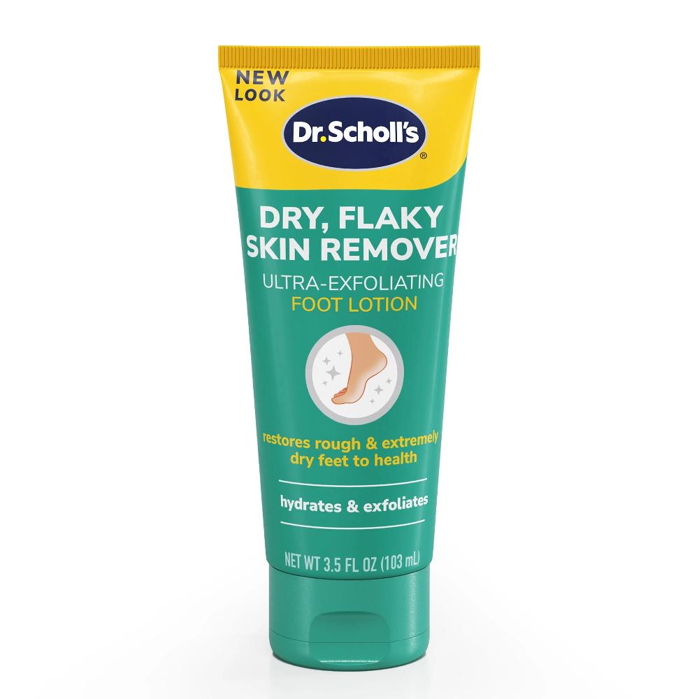 scholl Dry Flaky Skin Remover Ultra-Exfoliating Foot Lotion