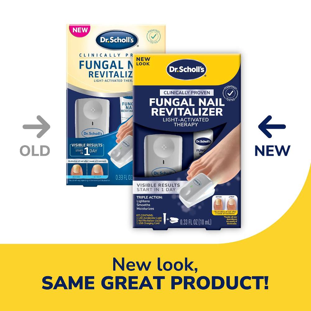 Scholl Fungal Nail Revitalizer Kit With Light-Activated Therapy