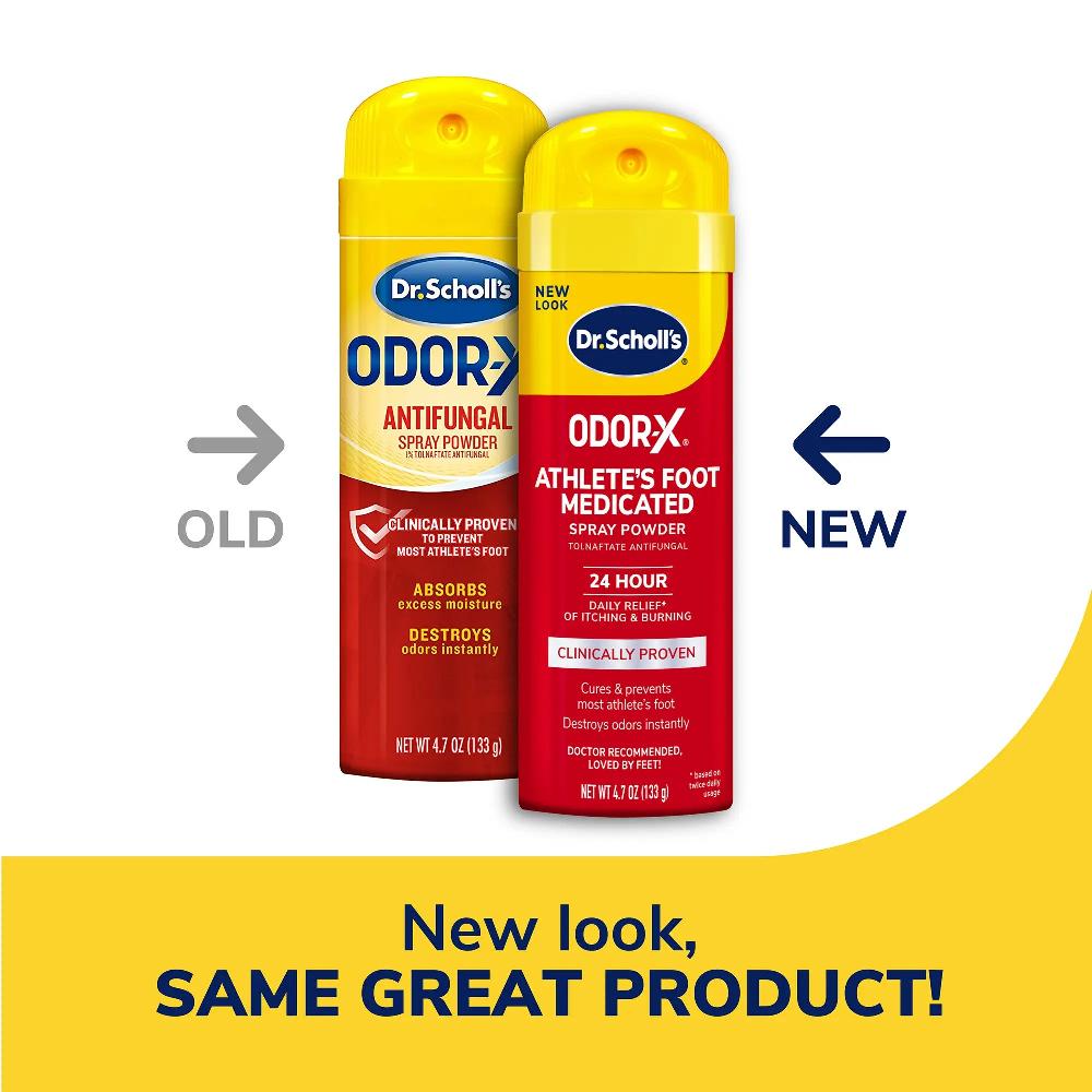 Scholl Odor-X® Athlete's Foot Medicated Spray Powder