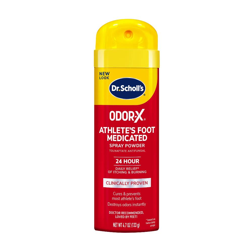 scholl Odor-X® Athlete's Foot Medicated Spray Powder