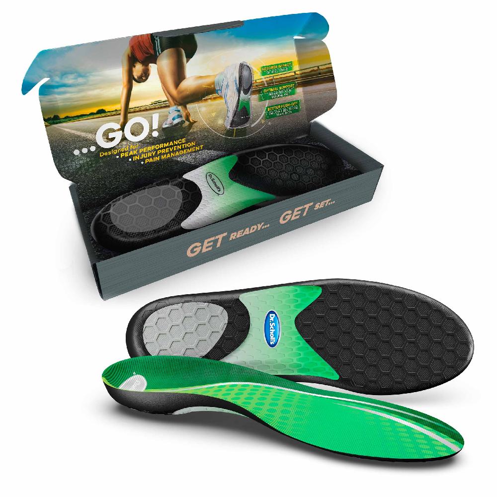 scholl Performance Sized to Fit Running Insoles Men’s 4.5