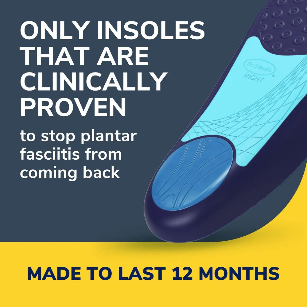 Scholl Plantar Fasciitis All-Day Pain Relief Orthotics 13
