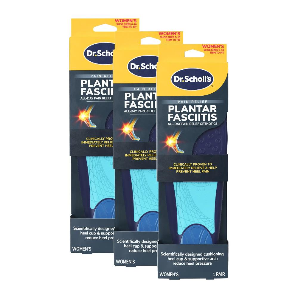Scholl Plantar Fasciitis All-Day Pain Relief Orthotics (3 Pack) 13