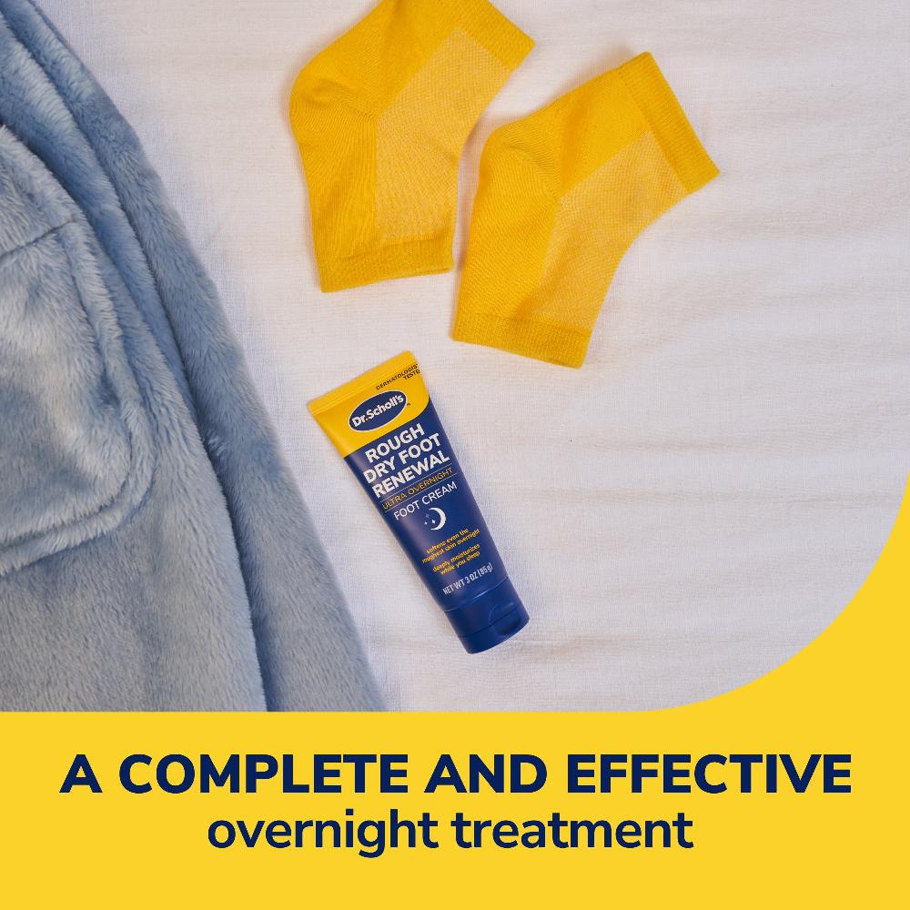 Scholl Rough Dry Foot Renewal Ultra Overnight Treatment Kit