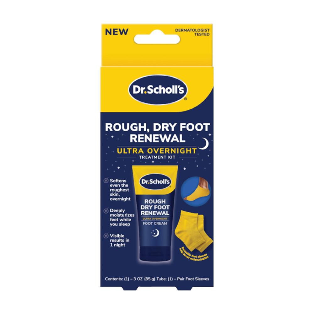 scholl Rough Dry Foot Renewal Ultra Overnight Treatment Kit