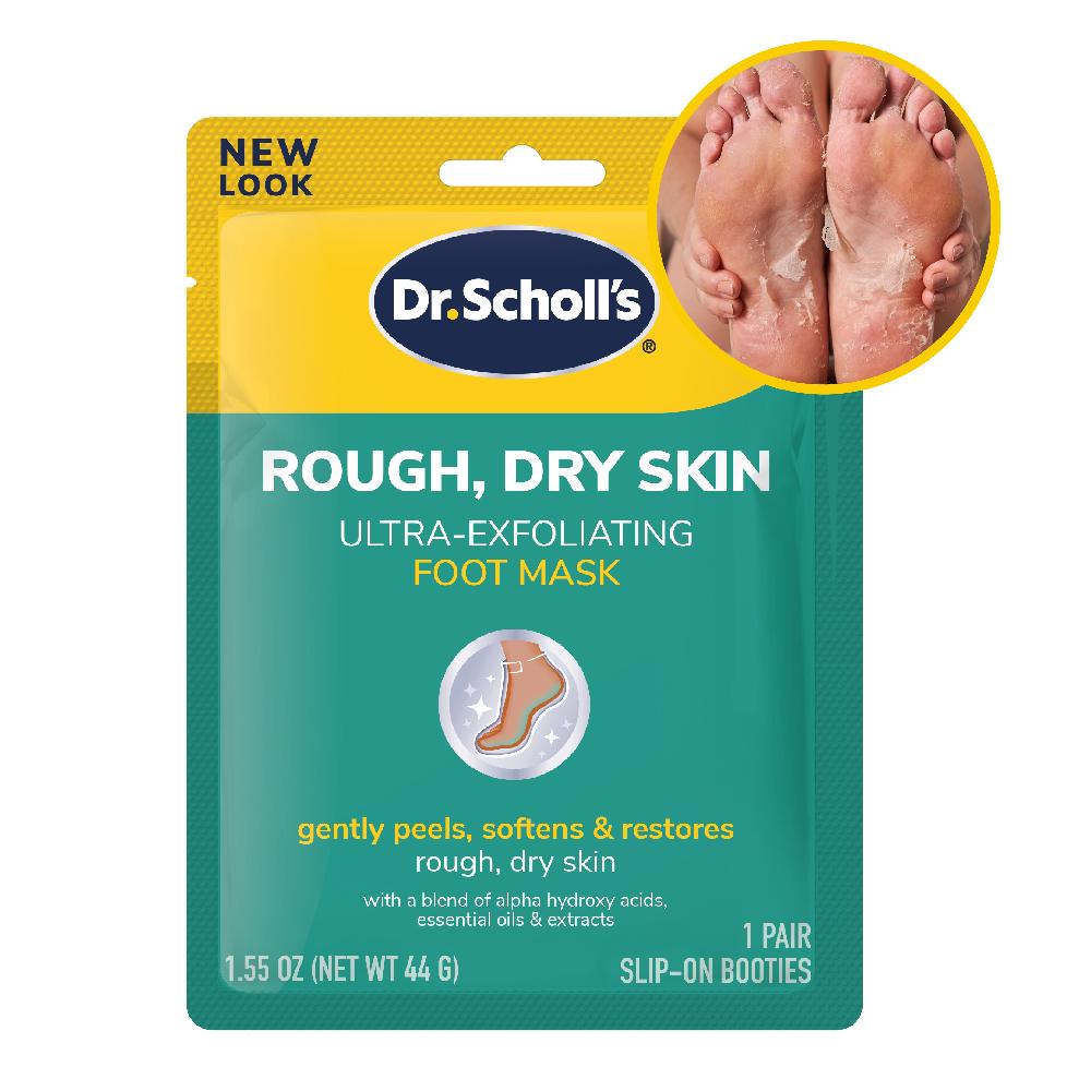 scholl Rough Dry Skin Ultra-Exfoliating Foot Mask pack