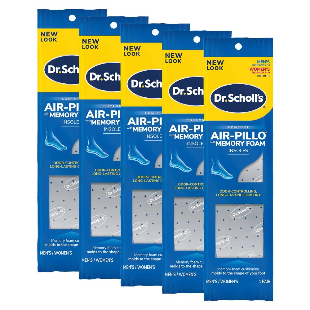 scholl Air-Pillo® with Memory Foam Insoles (5 Pack)