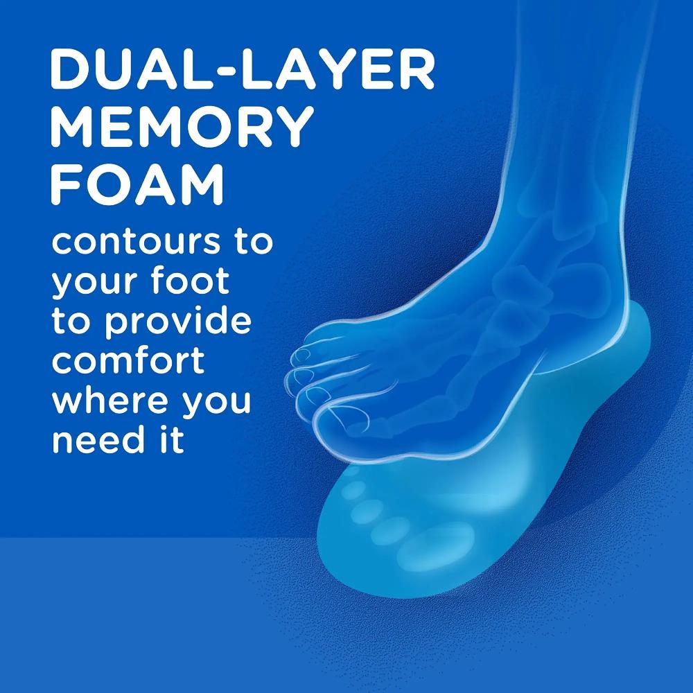 Scholl Cushy Comfort With Memory Foam Insoles