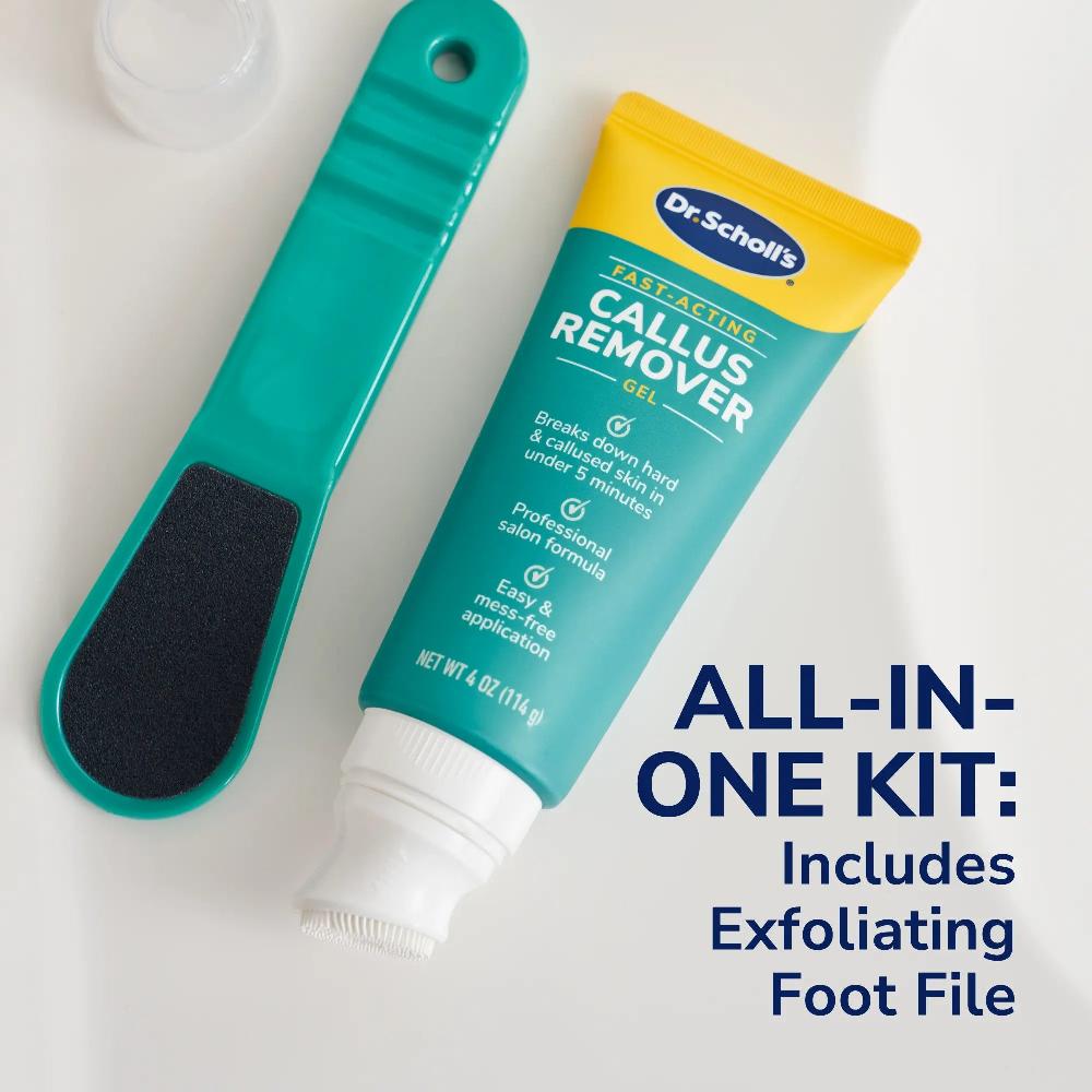 Scholl Fast Acting Callus Remover Gel Kit