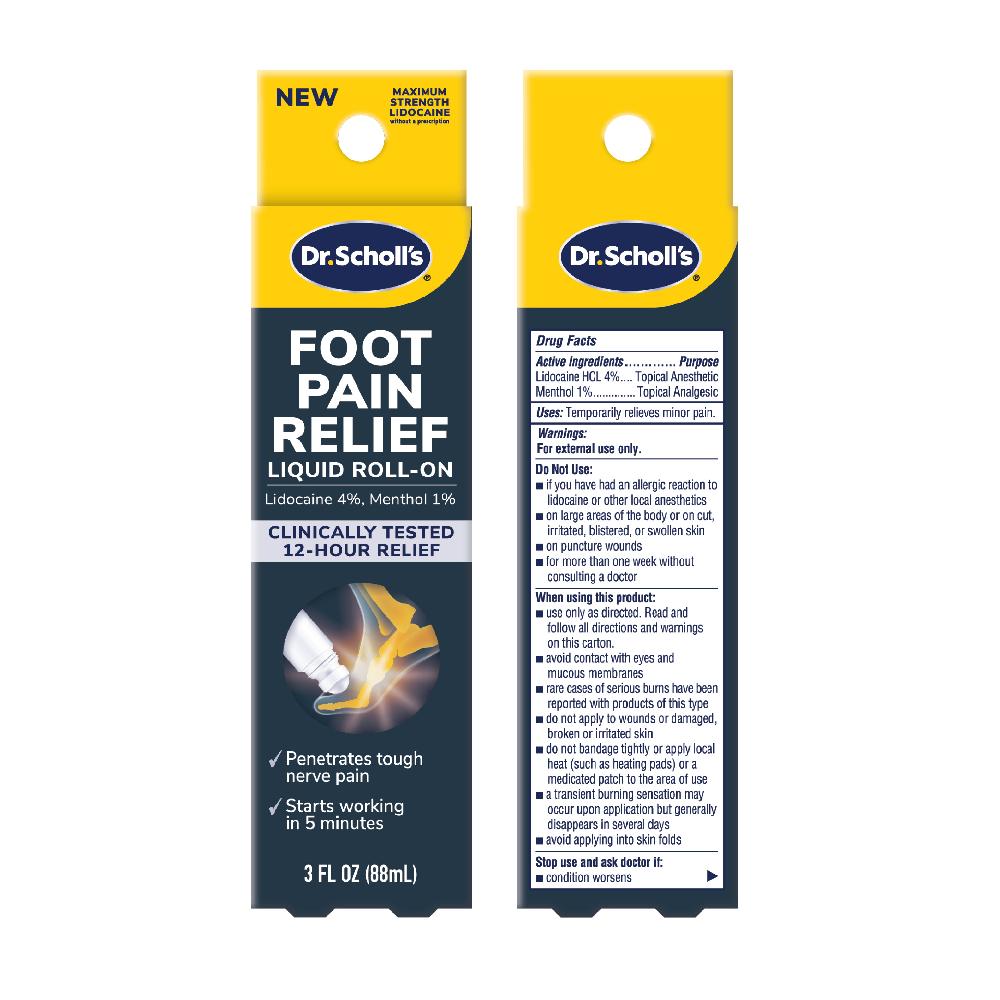 Scholl Foot Pain Relief Liquid Roll-On