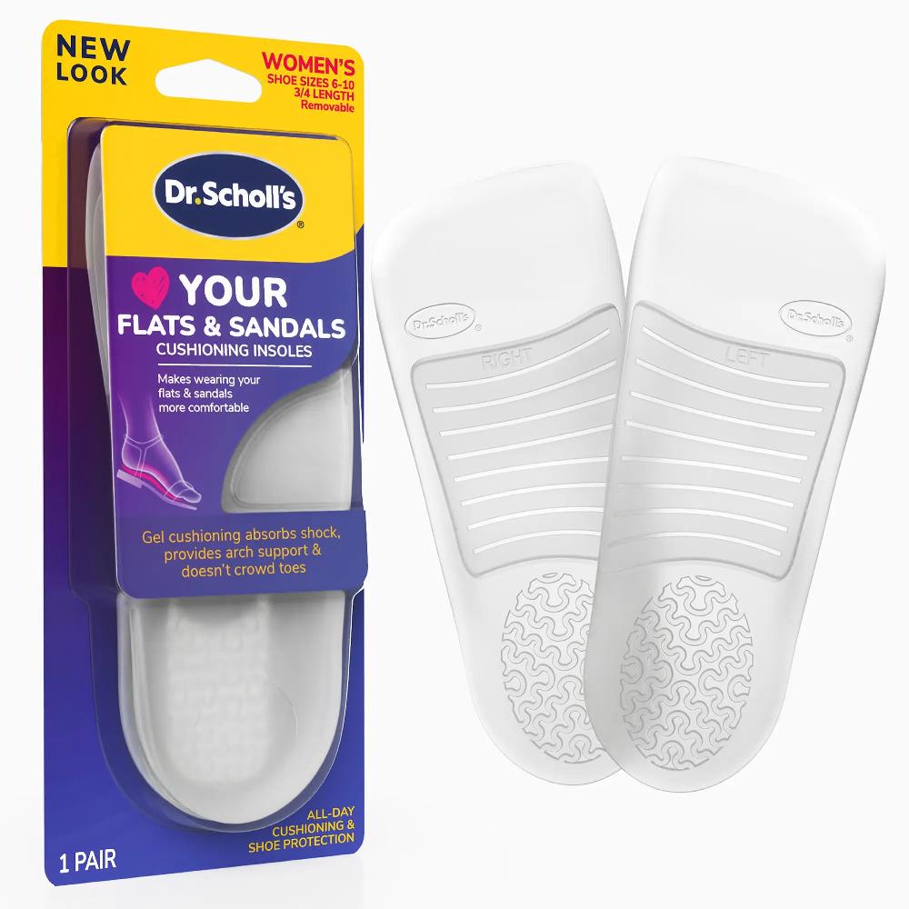 scholl Love Your FLATS & SANDALS 3/4 Length Insoles