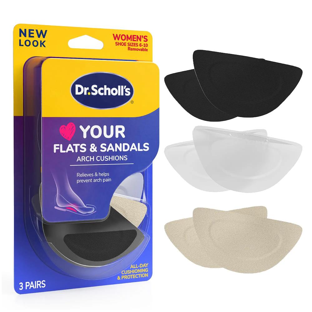 scholl Love Your FLATS & SANDALS Arch Cushions