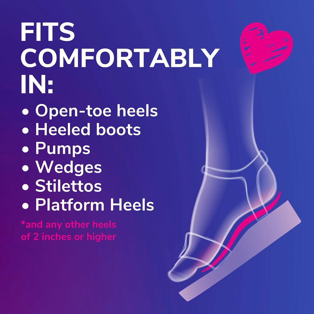 Scholl Love Your HEELS & WEDGES 3/4 Length Insoles