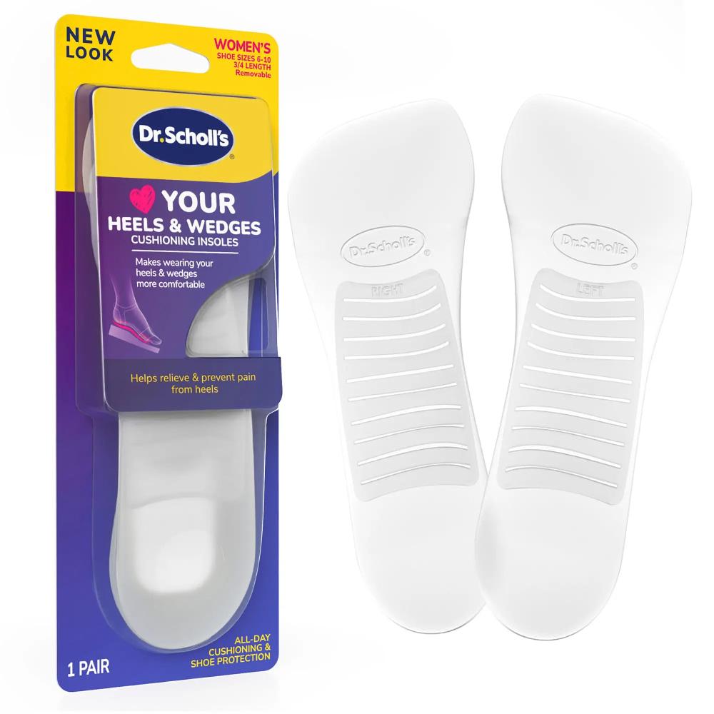 scholl Love Your HEELS & WEDGES 3/4 Length Insoles