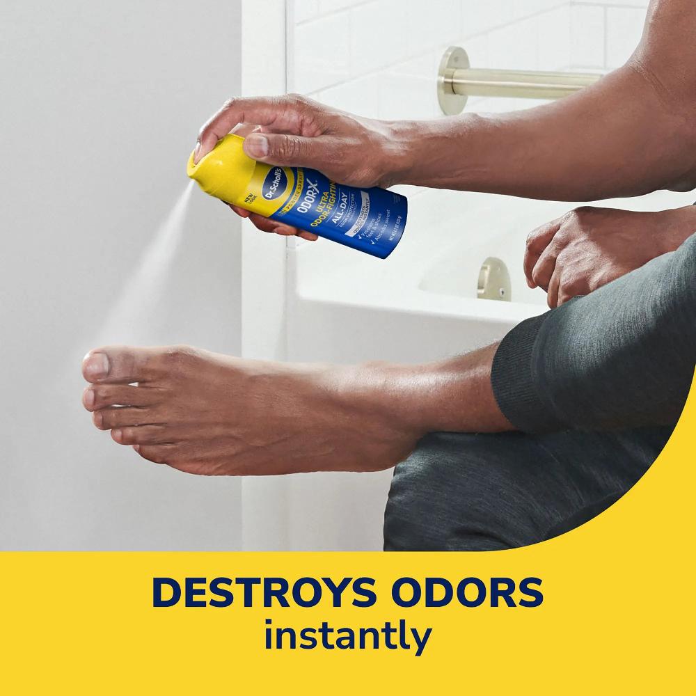 Scholl Odor-X® Ultra Odor-Fighting Powder Spray