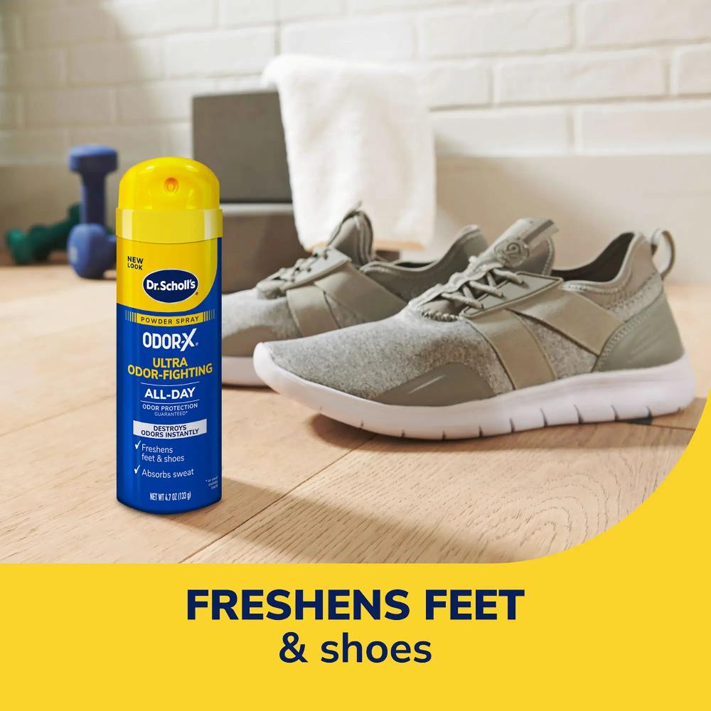 Scholl Odor-X® Ultra Odor-Fighting Powder Spray