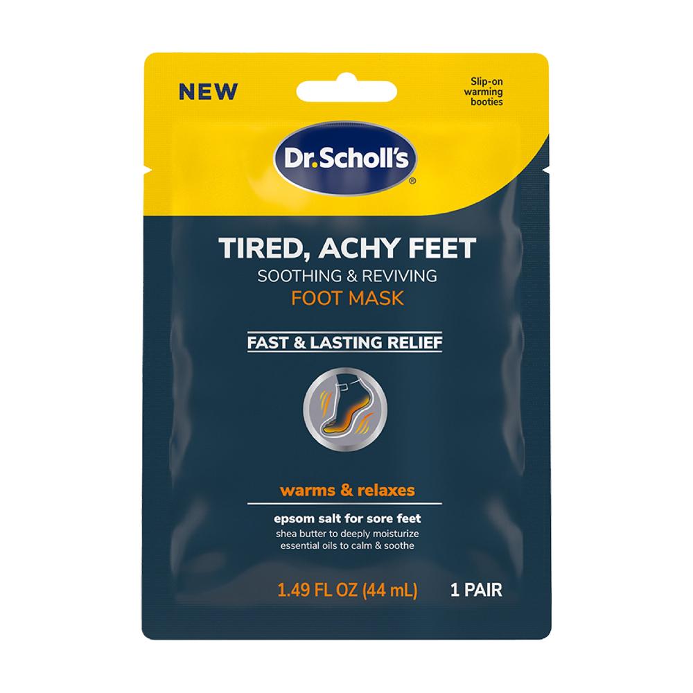 scholl Tired Achy Feet Soothing & Reviving Foot Mask pack
