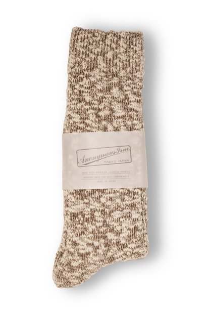 schott nyc Anonymous Ism Light Weight Slub Crew Sock