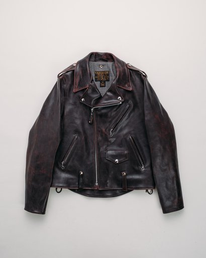 schott nyc Horween CHiPs Style Horsehide Perfecto Jacket