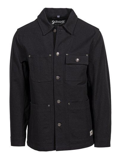 schott nyc Cotton Canvas Chore Jacket