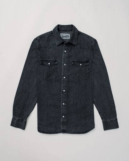 schott nyc Denim Western Shirt