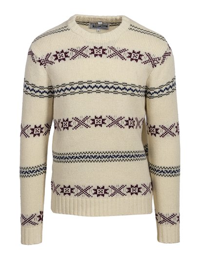 schott nyc Norwegian Crewneck Sweater