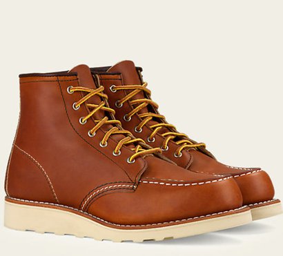 schott nyc Red Wing Women's 6" Classic Moc Toe Boot