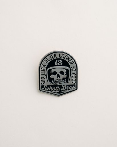 schott nyc Schott Bad Luck Pin