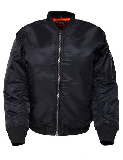 schott nyc Women's Nylon MA-1 Jacket