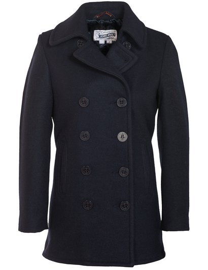 schott nyc Women's Wool Blend Peacoat