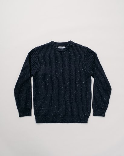 schott nyc Wool Blend Donegal Sweater